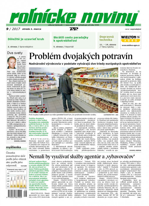 Rolnické noviny 9 / 2017