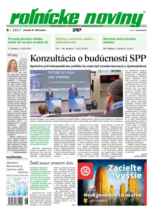 Rolnické noviny 6 / 2017