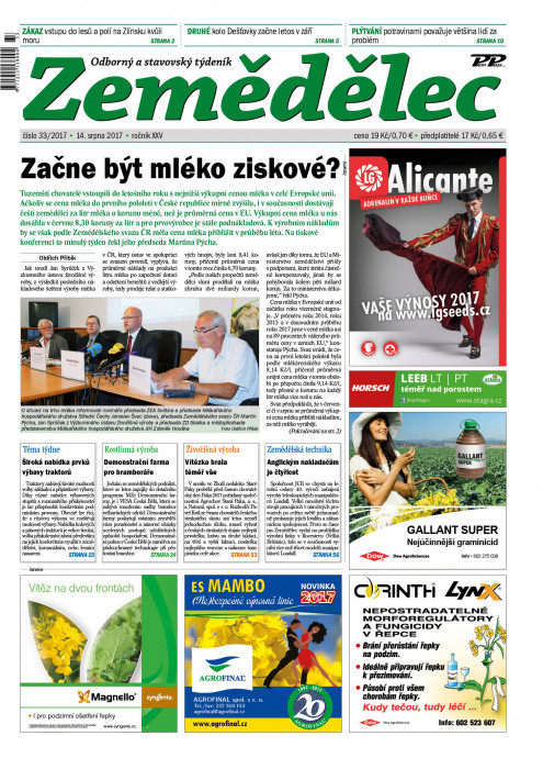 Zemědělec 33 / 2017