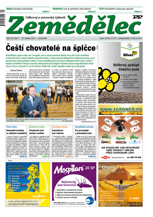 Zemědělec 20 / 2017