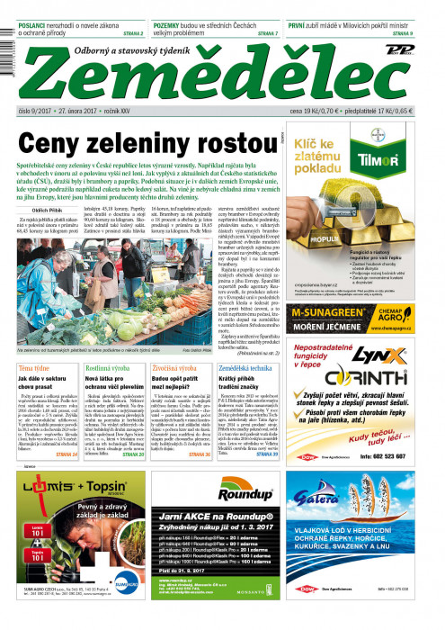 Zemědělec 9 / 2017