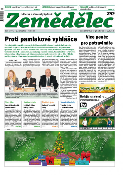 Zemědělec 1 / 2017