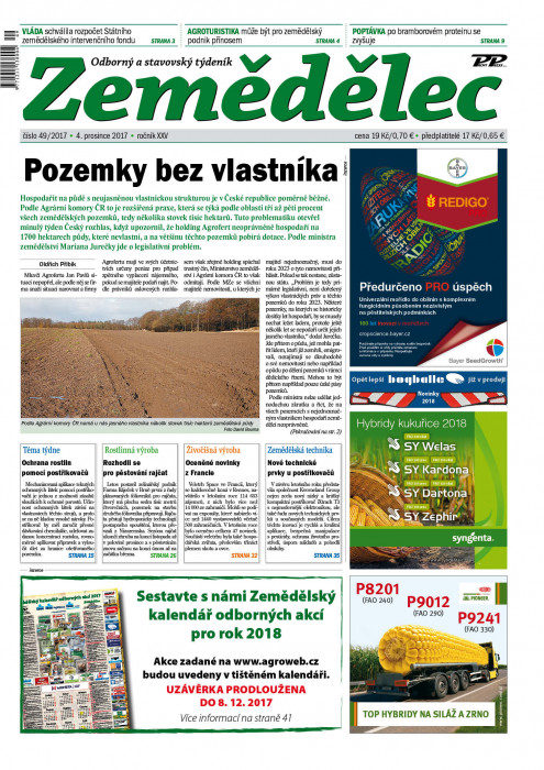Zemědělec 49 / 2017