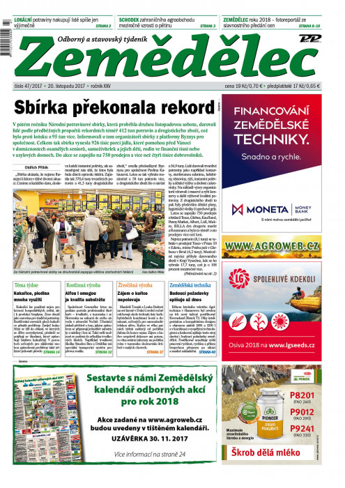 Zemědělec 47 / 2017