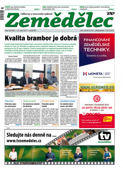 Zemědělec 43 / 2017