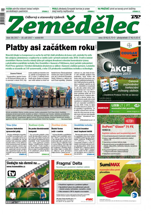 Zemědělec 38 / 2017