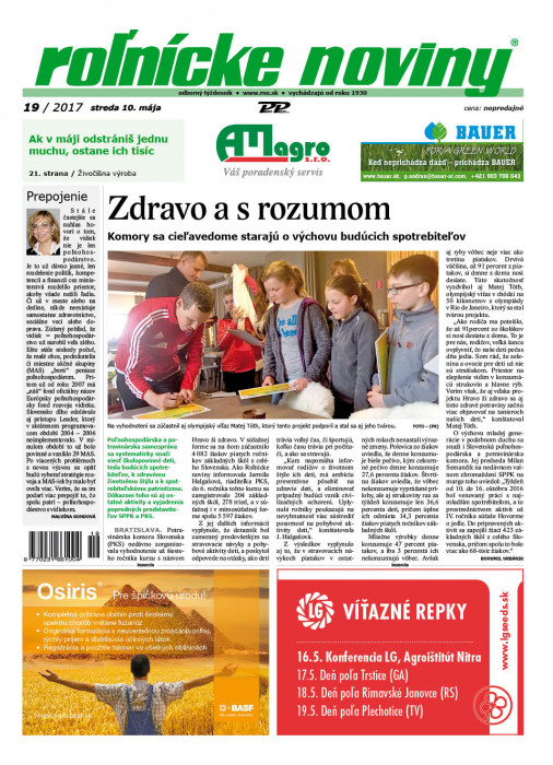 Rolnické noviny 19 / 2017